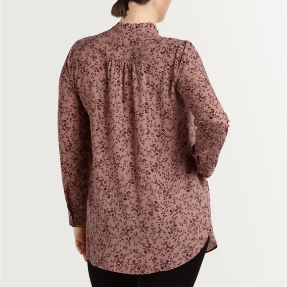 NWOT Reitmans Pink Floral Tunic, Size Large - Picture 6 of 11